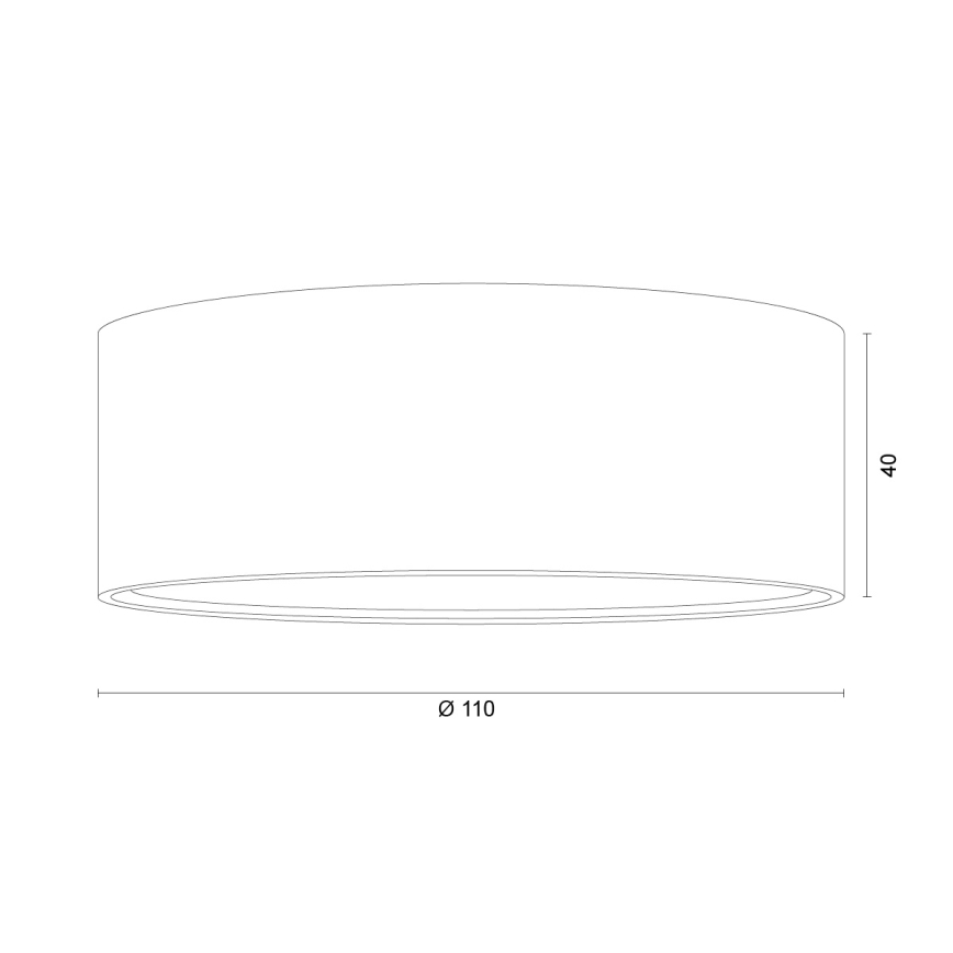 Argon 8915 - Плафон ELORA 1xGX53/7W/230V, Ø 11 см, бял