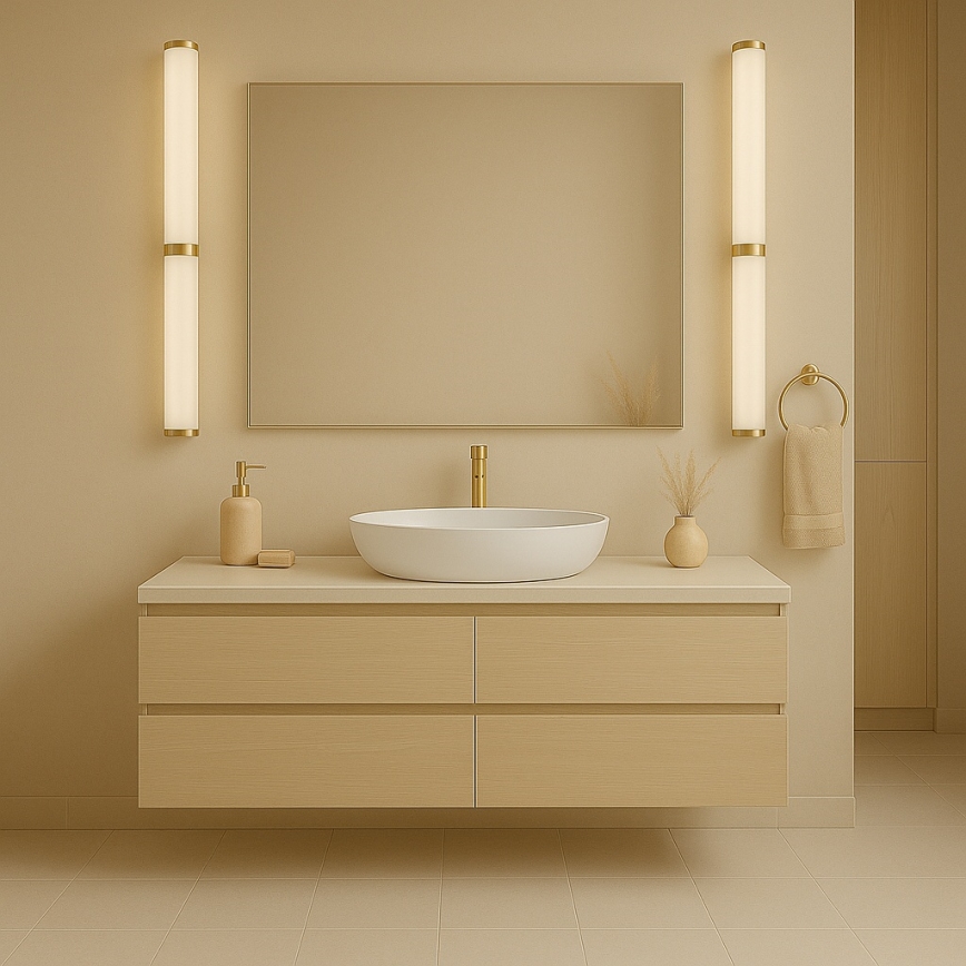 Argon 8926 - LED осветление за огледало за баня BATUMI LED/24W/230V 3000K IP44 златисто