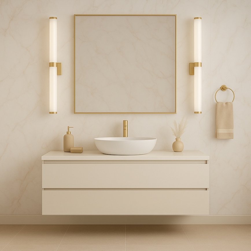 Argon 8926 - LED осветление за огледало за баня BATUMI LED/24W/230V 3000K IP44 златисто