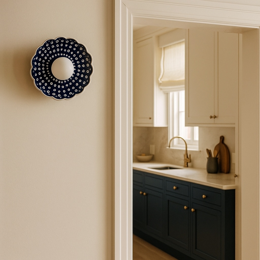 Argon 8933 - Стенно осветително тяло BOLL 1xG9/6W/230V синьо