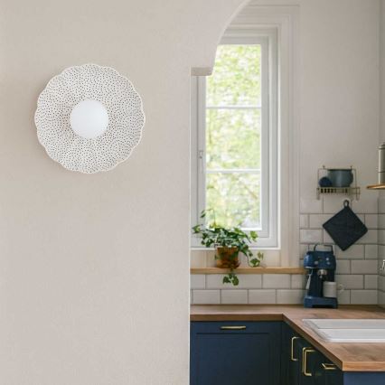 Argon 8934 - Настенно осветително тяло BOLL 1xG9/6W/230V бяло