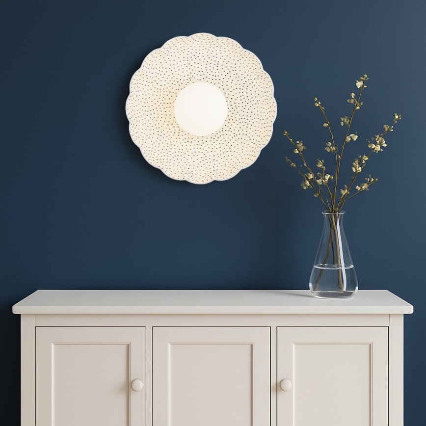 Argon 8934 - Настенно осветително тяло BOLL 1xG9/6W/230V бяло