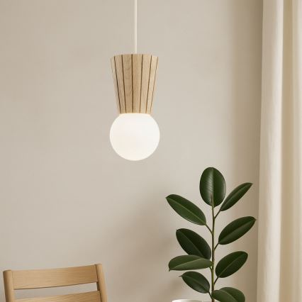 Argon 8951 - Полилей за баня на кабел VOLANTE 1xG9/6W/230V IP44 бежов