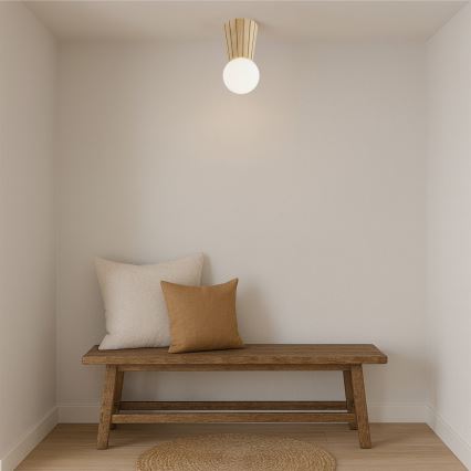 Argon 8973 - Таванно осветително тяло за баня VOLANTE 1xG9/6W/230V IP44 Ø 12 см бежово