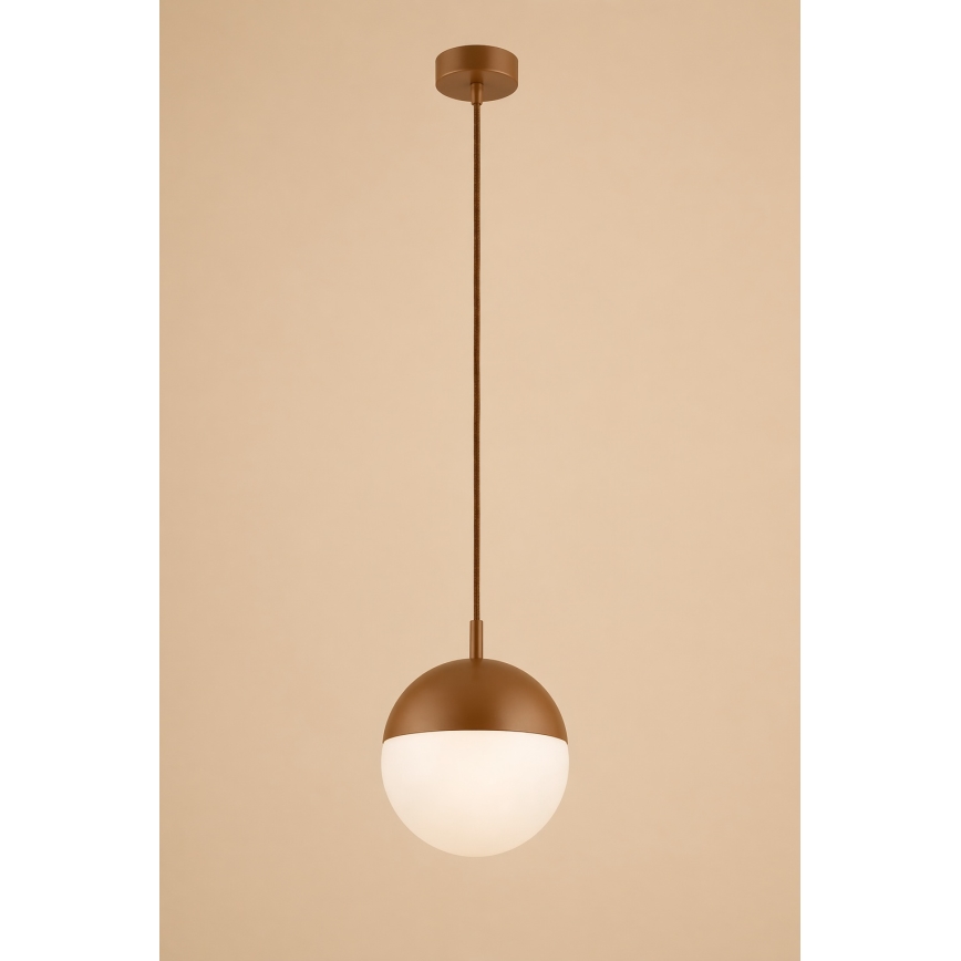 Argon 8998 - Външна висяща лампа на кабел LIV 1xE27/15W/230V IP44 кафява