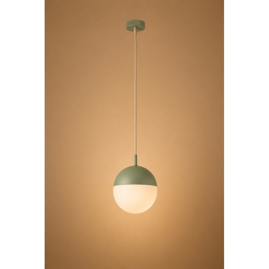 Argon 8999 - Външна висяща лампа на кабел LIV 1xE27/15W/230V IP44 зелена