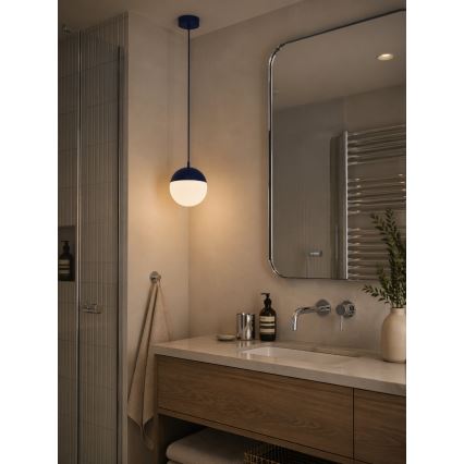Argon 9000 - Външна висяща лампа на кабел LIV 1xE27/15W/230V IP44 синя