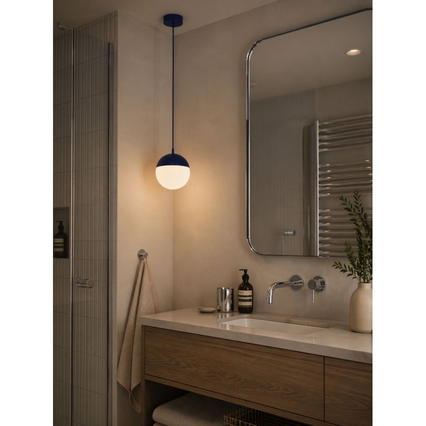 Argon 9000 - Външна висяща лампа на кабел LIV 1xE27/15W/230V IP44 синя