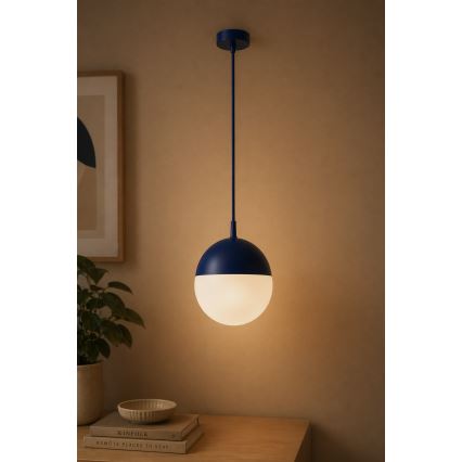 Argon 9000 - Външна висяща лампа на кабел LIV 1xE27/15W/230V IP44 синя
