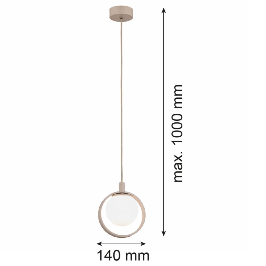 Argon 9003 - Подвесен полилей на кабел SATUROS 1xG9/6W/230V