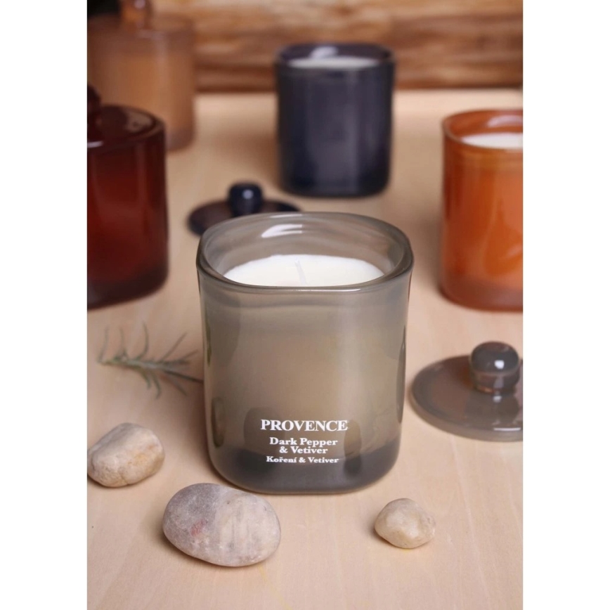 Ароматна свещ DARK PEPPER VETIVER, 180 g — до 25 часа горене
