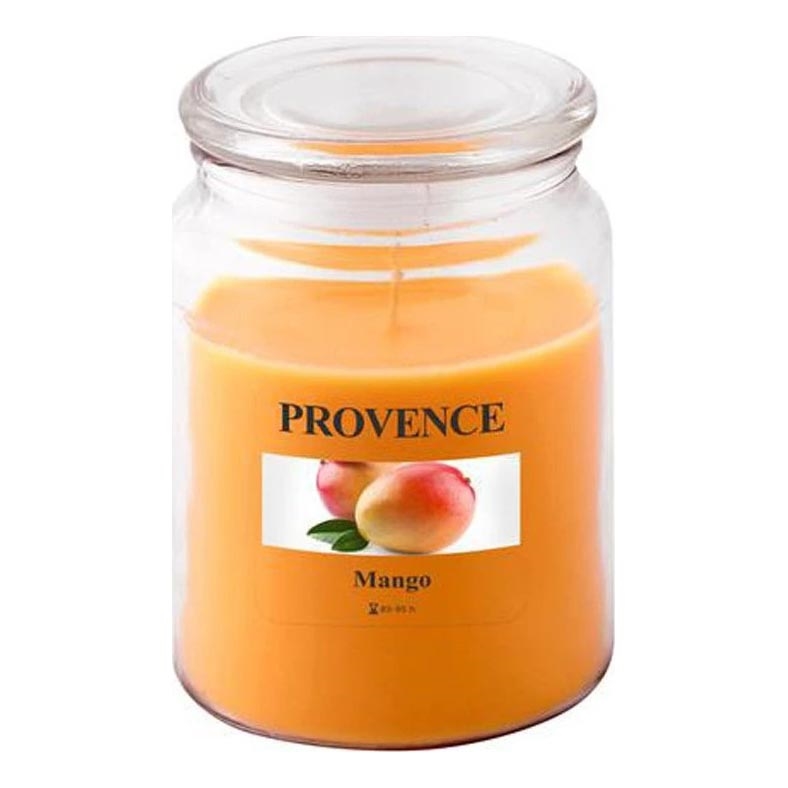 Ароматна свещ MANGO, 510 г — 85–95 часа горене.