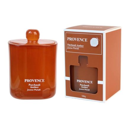 Ароматна свещ PATCHOULI КЕХЛИБАР, 180 г, 25 часа