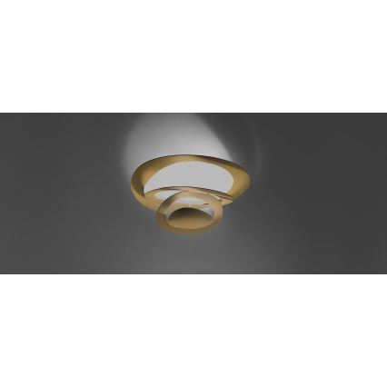 Artemide 1253120A - LED Димируем плафон PIRCE LED/44W/230V 3000K златист