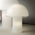 Artemide A006300 - Настолна лампа ONFALE 1xE14/5W/230V + 1xE27/13W бял