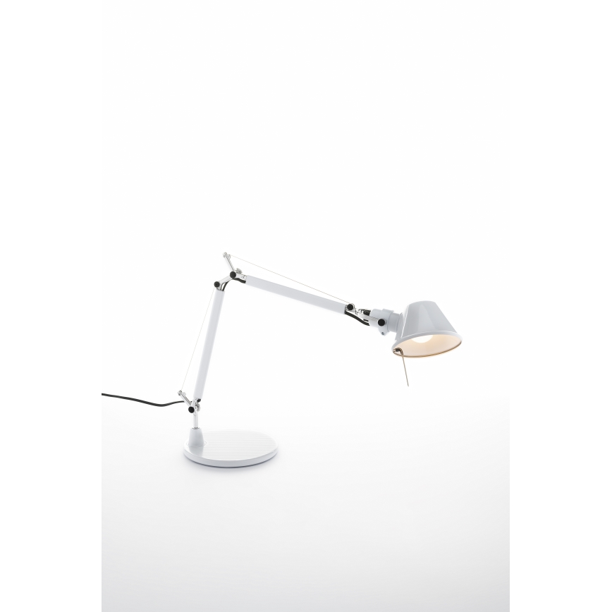 Artemide AR 0011820A - Настолна лампа TOLOMEO микро 1xE14/46W/230V бяла