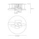 Artemide AR 1396110A - Лампа за таван MERCURY 2xR7s/160W/230V