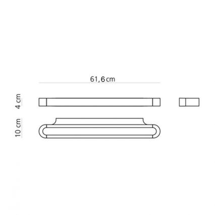 Artemide AR 1913040A - LED Стенна лампа TALO 60 1xLED/25W/230V