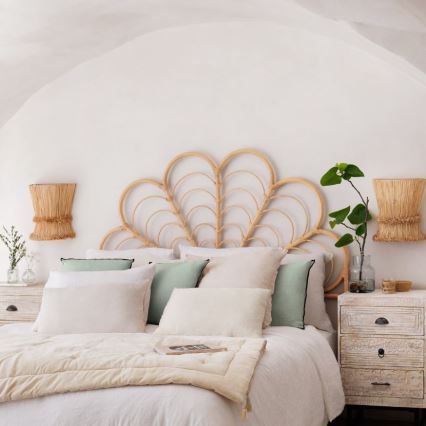 Atmosphera - Аплик LOA 1xE27/40W/230V влакна от рафия