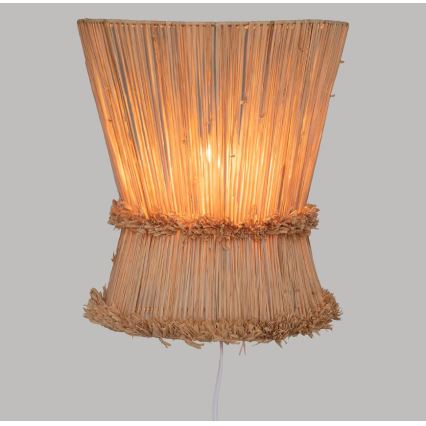 Atmosphera - Аплик LOA 1xE27/40W/230V влакна от рафия