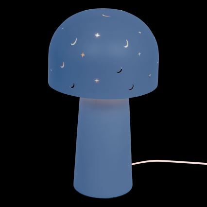 Atmosphera - Детска настолна лампа STARRY MUSHROOM 1xE14/25W/230V синя