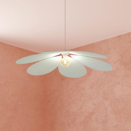 Atmosphera - Детска висяща лампа на кабел NAYA 1xE27/40W/230V Ø 72 см в ментов цвят
