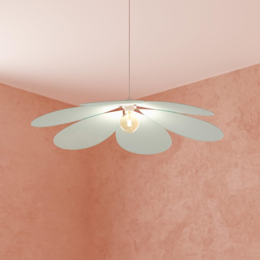 Atmosphera - Детска висяща лампа на кабел NAYA 1xE27/40W/230V Ø 72 см в ментов цвят