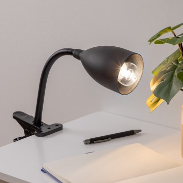 Atmosphera - Лампа с щипка SILY 1xE14/7W/230V черен