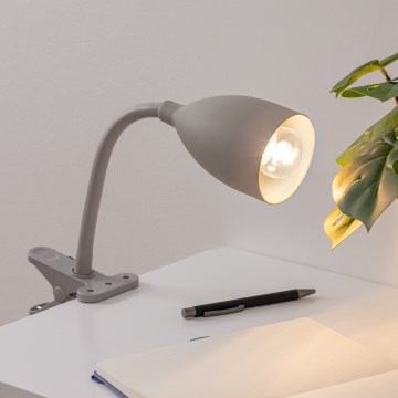 Atmosphera - Лампа с щипка SILY 1xE14/7W/230V сив