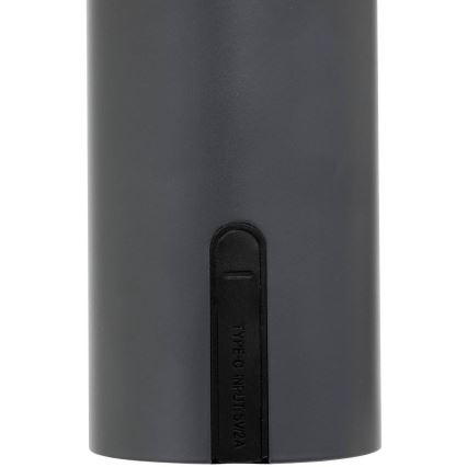 Atmosphera - LED Акумулаторна екстериорна сензорна настолна лампа JANY LED/3,7V 22 см 2200 mAh IP44 черен