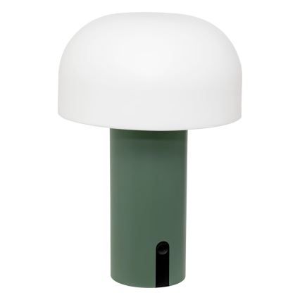 Atmosphera - LED Акумулаторна екстериорна сензорна настолна лампа JANY LED/3,7V 22 см 2200 mAh IP44 зелен