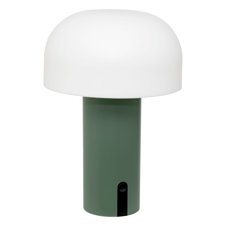 Atmosphera - LED Акумулаторна екстериорна сензорна настолна лампа JANY LED/3,7V 22 см 2200 mAh IP44 зелен