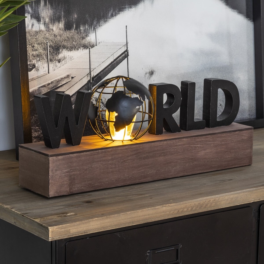 Atmosphera - LED Декорация WORLD LED/2xAAA