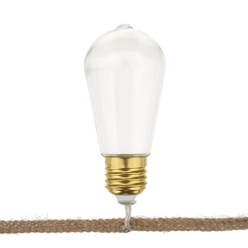 Atmosphera - LED Декоративна верига ГИРЛЯНДА 10xLED/2xAA 1,65m топло бяло