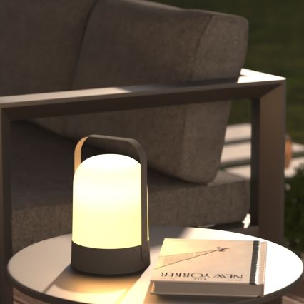 Atmosphera - LED Екстериорен преносим настолна лампа JERTA LED/2xAA IP44