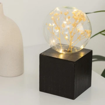 Atmosphera - LED настолна лампа MICRO LED/2xAAA антрацит