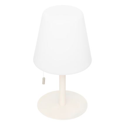 Atmosphera - LED RGBW Акумулаторна екстериорна настолна лампа ZACK LED/3,7V 1200 mAh IP44 бежов
