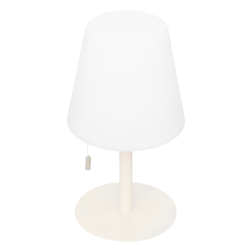 Atmosphera - LED RGBW Акумулаторна екстериорна настолна лампа ZACK LED/3,7V 1200 mAh IP44 бежов