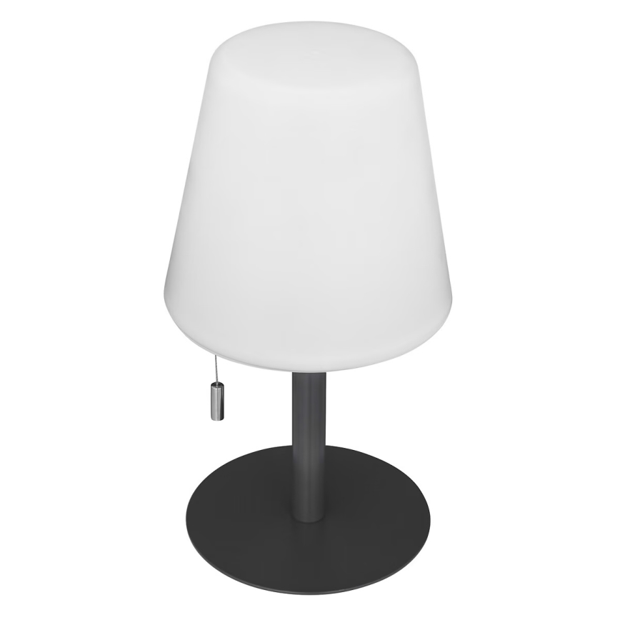 Atmosphera - LED RGBW Акумулаторна екстериорна настолна лампа ZACK LED/3,7V 1200 mAh IP44 черен