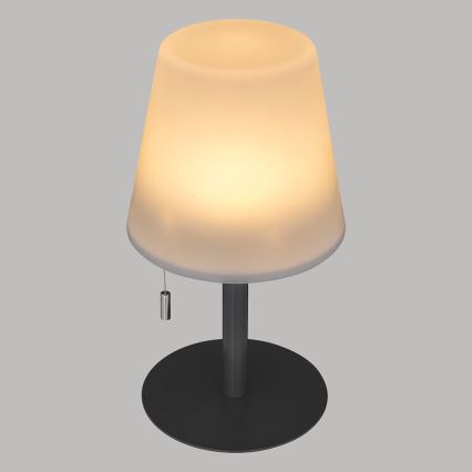 Atmosphera - LED RGBW Акумулаторна екстериорна настолна лампа ZACK LED/3,7V 1200 mAh IP44 черен