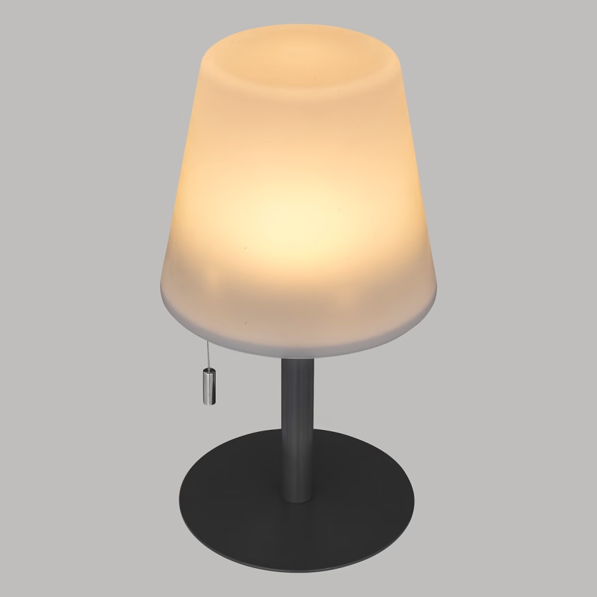 Atmosphera - LED RGBW Акумулаторна екстериорна настолна лампа ZACK LED/3,7V 1200 mAh IP44 черен