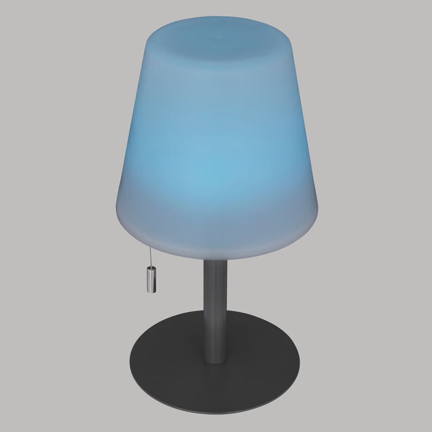 Atmosphera - LED RGBW Акумулаторна екстериорна настолна лампа ZACK LED/3,7V 1200 mAh IP44 черен
