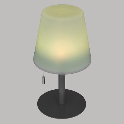 Atmosphera - LED RGBW Акумулаторна екстериорна настолна лампа ZACK LED/3,7V 1200 mAh IP44 черен