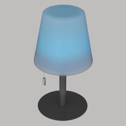 Atmosphera - LED RGBW Акумулаторна екстериорна настолна лампа ZACK LED/3,7V 1200 mAh IP44 черен