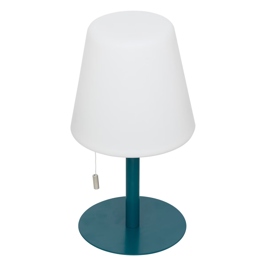Atmosphera - LED RGBW Акумулаторна екстериорна настолна лампа ZACK LED/3,7V 1200 mAh IP44 тюркоаз