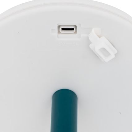Atmosphera - LED RGBW Акумулаторна екстериорна настолна лампа ZACK LED/3,7V 1200 mAh IP44 тюркоаз