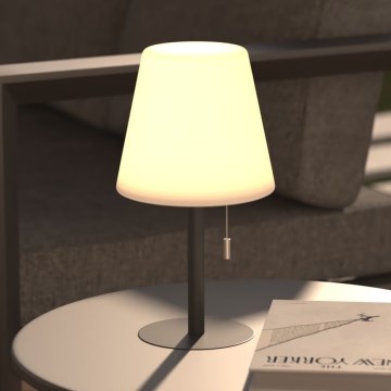 Atmosphera - LED RGBW Акумулаторна екстериорна настолна лампа ZACK LED/3,7V 1200 mAh IP44 черен