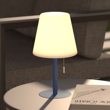 Atmosphera - LED RGBW Акумулаторна екстериорна настолна лампа ZACK LED/3,7V 1200 mAh IP44 тюркоаз
