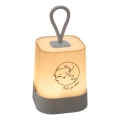 Atmosphera - LED сензорна детска презареждаема нощна лампа RABBIT LED/3,7V 1200 mAh сива