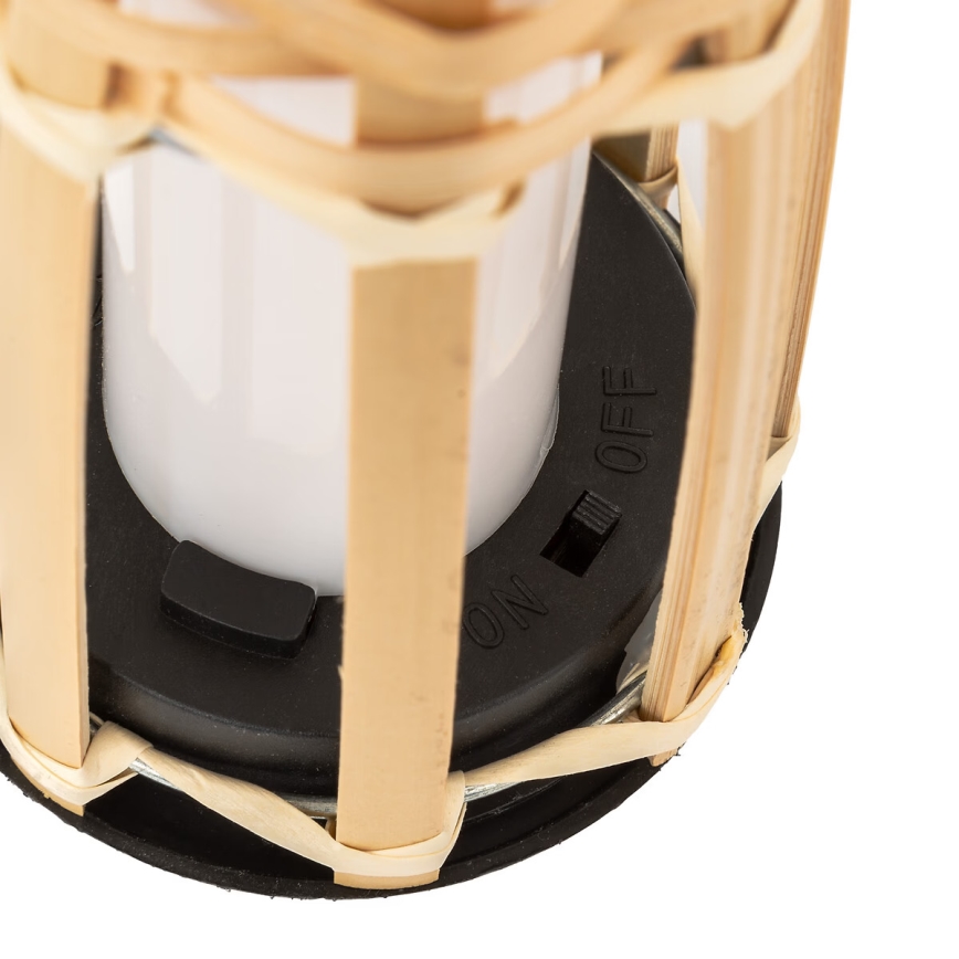 Atmosphera - LED Соларна лампа MACEO LED/1,2V 300 mAh IP44 бамбук
